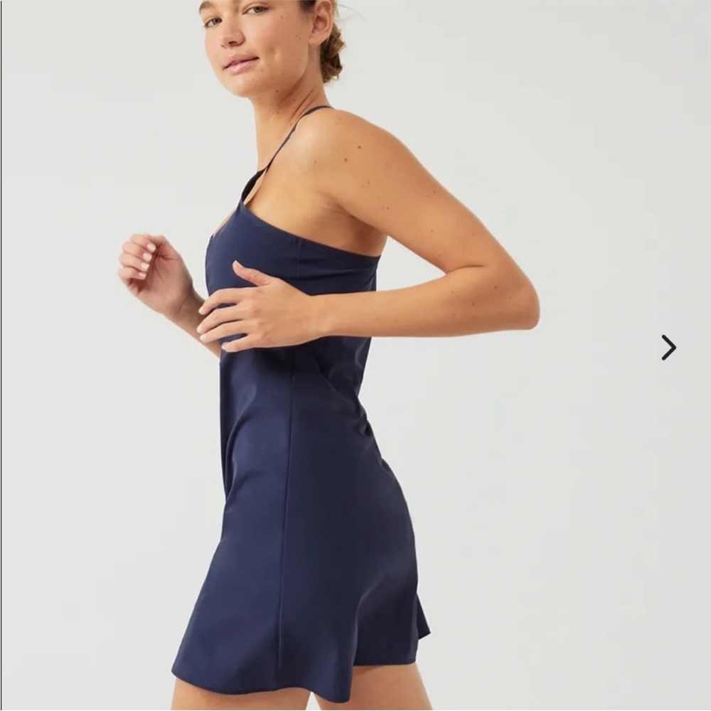 Outdoor Voices Mini Dress Dark Navy Blue The Exercise Dress EUC Small - Picture 2 of 13